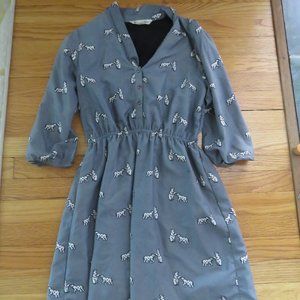 Yumi Polar Bear Dress - Size Small - GUC - Novelty Print - Arctic